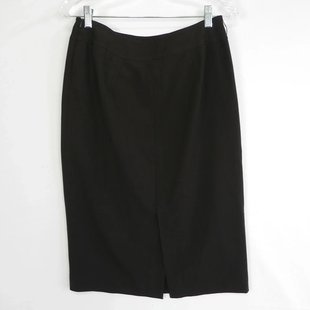 Grace Elements Skirt Womens‎ 6 Kensington Pencil Business Office Tudor Brown NWT